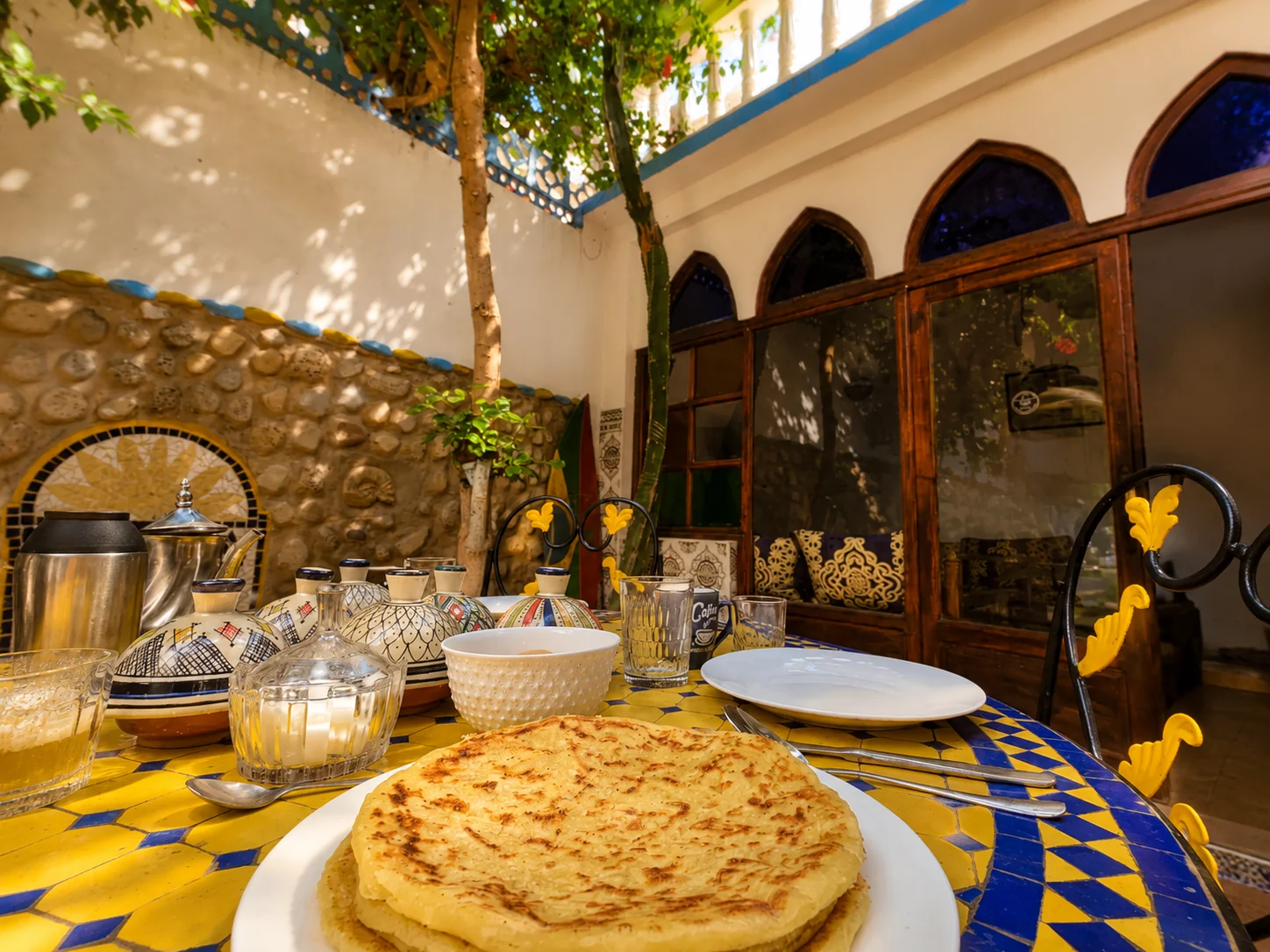 Surf Camp Morocco Breakfast 04 — Moroccan breakfast